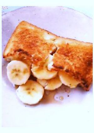。+*幸せ♪メープルバナナトースト。+*-レシピのメイン写真