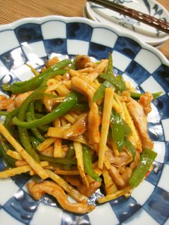 鶏肉と筍とピーマンのピリ辛炒め-レシピのメイン写真