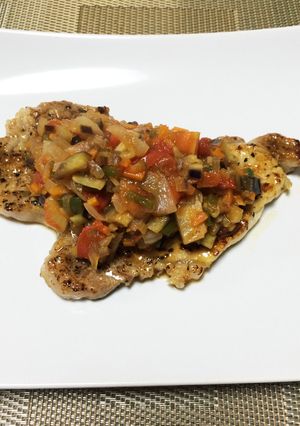 野菜たっぷりポークソテー-レシピのメイン写真