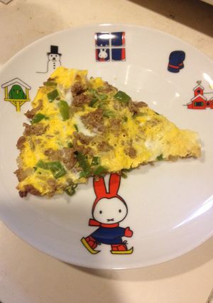 適当ひき肉の玉子とじ-レシピのメイン写真