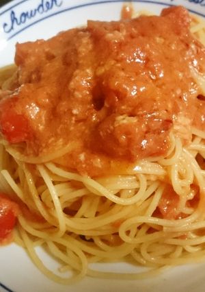 トマトモッツァレラ♪ペペロンチーノ-レシピのメイン写真