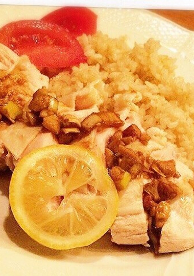 放置するだけムネ肉でしっとり蒸し鶏-レシピのメイン写真