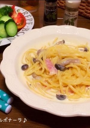 クリームソースがおいしい♡カルボナーラ-レシピのメイン写真