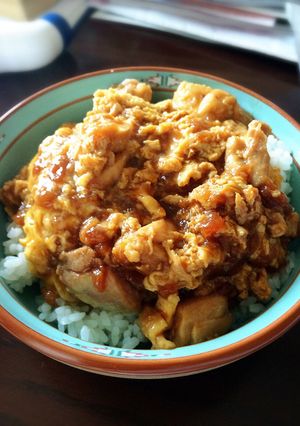 とろふわ〜!揚げ玉親子丼-レシピのメイン写真