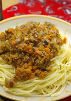 野菜たっぷりミートソース-レシピのメイン写真