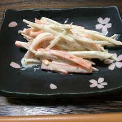 รูปของ 腎臓にやさしい：ごぼうサラダ