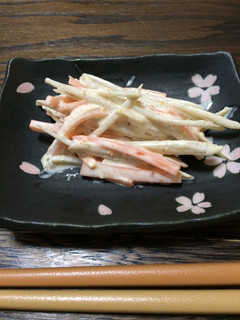 腎臓にやさしい:ごぼうサラダ-レシピのメイン写真