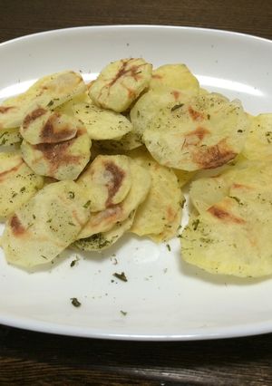 ヘルシーおかず：じゃがいもチップス-レシピのメイン写真