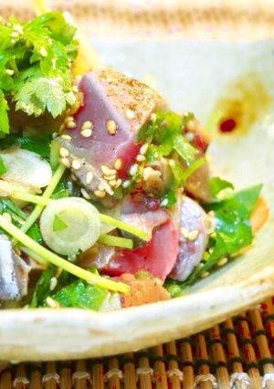 鰹のタタキ 薬味和え-レシピのメイン写真