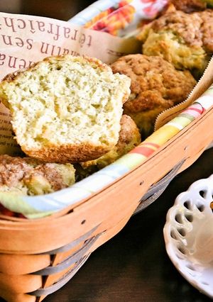 アボカドのホワイトチョコマフィン　-レシピのメイン写真