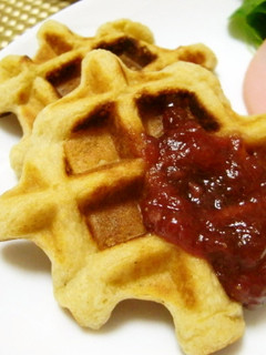 ★糖質オフ!朝食に美味しい*ワッフル*♪-レシピのメイン写真