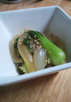 チンゲン菜と玉ねぎのナムル-レシピのメイン写真