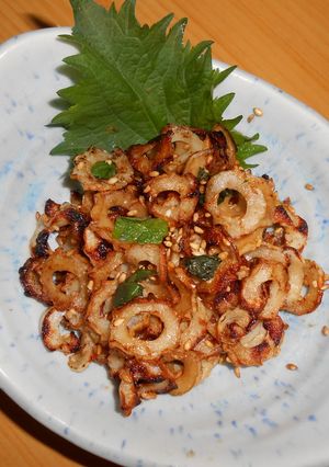 大葉とちくわの楽チンごま油炒め-レシピのメイン写真