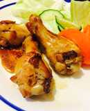 鶏手羽元肉のオーブン焼き♪ニンニク風味