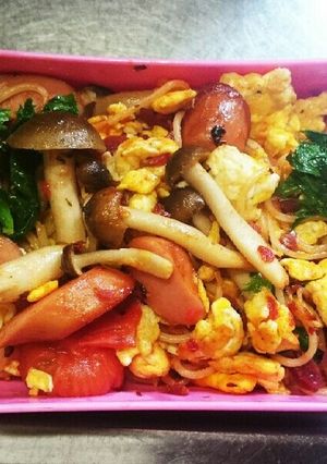 ワサビ菜トマトパスタ-レシピのメイン写真