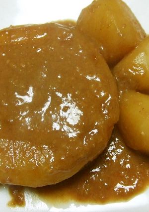 ○大根の胡麻味噌煮○-レシピのメイン写真