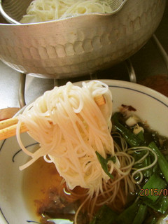 最速のひやあつのそうめん-レシピのメイン写真