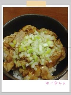 1人飯☆豚丼-レシピのメイン写真