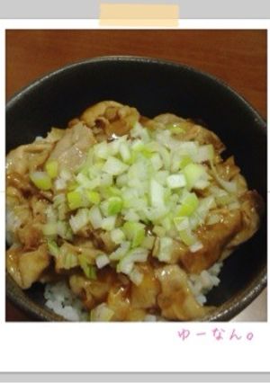 1人飯☆豚丼-レシピのメイン写真