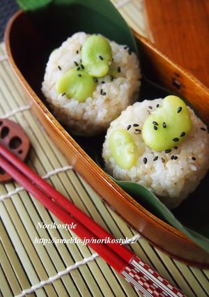 そら豆おにぎり-レシピのメイン写真