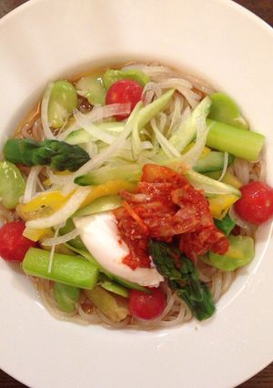 ボリュームupサラダ冷麺-レシピのメイン写真