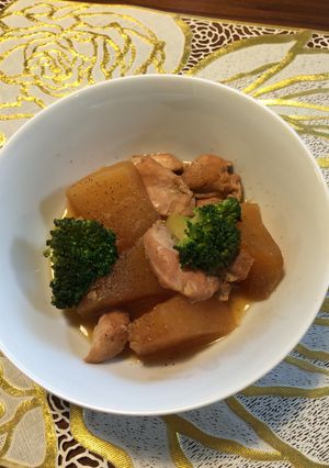大根と鶏モモ肉のバター醤油煮-レシピのメイン写真