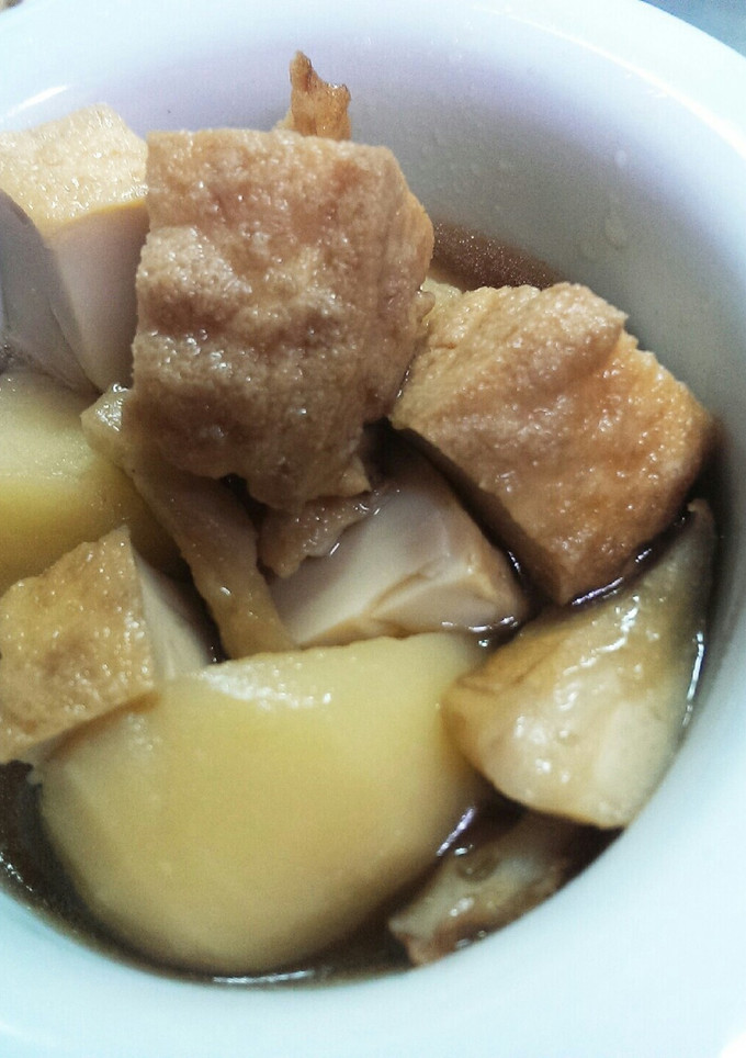 じゃがいもとちくわと厚揚げの煮物-レシピのメイン写真