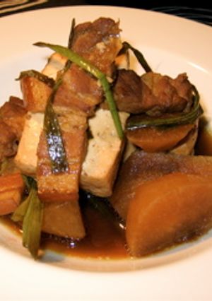 豚と大根の煮もの　お豆腐入り-レシピのメイン写真