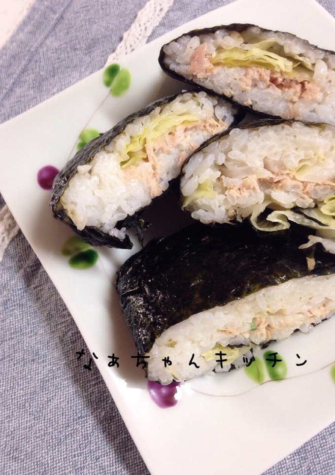 おにぎらず〜新玉ねぎとツナマヨ-レシピのメイン写真