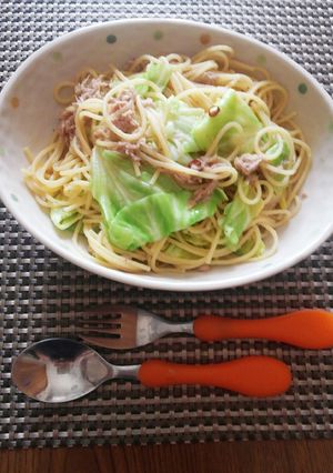 ♡キャベツとツナの簡単パスタ♡-レシピのメイン写真