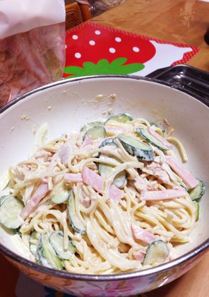 うちの普通のスパゲッティサラダ♪-レシピのメイン写真