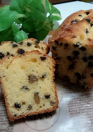 チョコと胡桃のパウンドケーキ♪-レシピのメイン写真