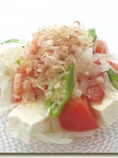 新玉ねぎと豆腐のサラダ-レシピのメイン写真