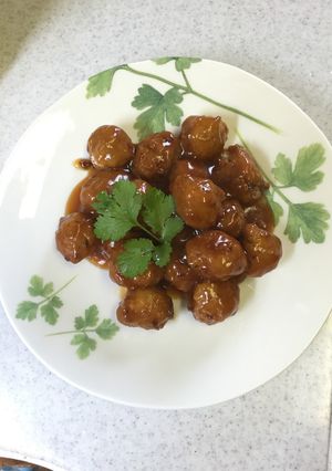 ヘルシー肉団子甘酢-レシピのメイン写真