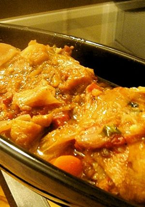 チキンの赤ワイン煮込み-レシピのメイン写真