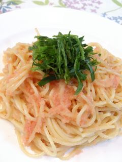 ♪半生がおいしい♡明太子パスタ♪-レシピのメイン写真