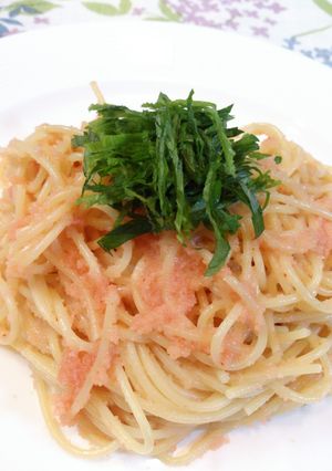 ♪半生がおいしい♡明太子パスタ♪-レシピのメイン写真
