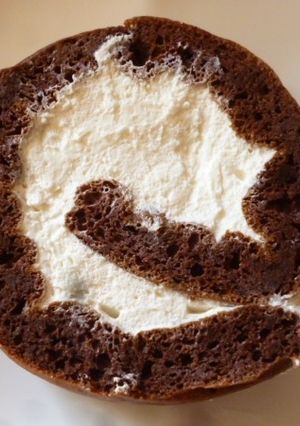 大豆粉deココアロールケーキ　　低糖-レシピのメイン写真