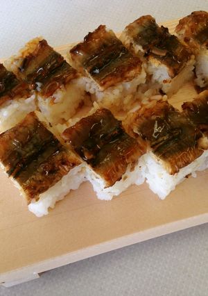 焼きあなごの押し寿司-レシピのメイン写真
