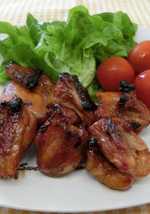 ひとくちサイズのハニーローストチキン-レシピのメイン写真