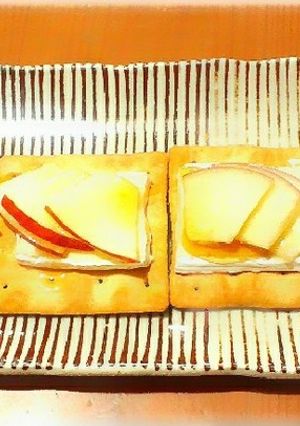 ぶりんご(チーズと林檎のカナッペ)-レシピのメイン写真