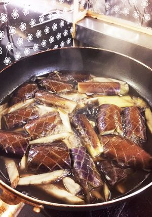 ナスの煮浸し(ごぼう入り)-レシピのメイン写真