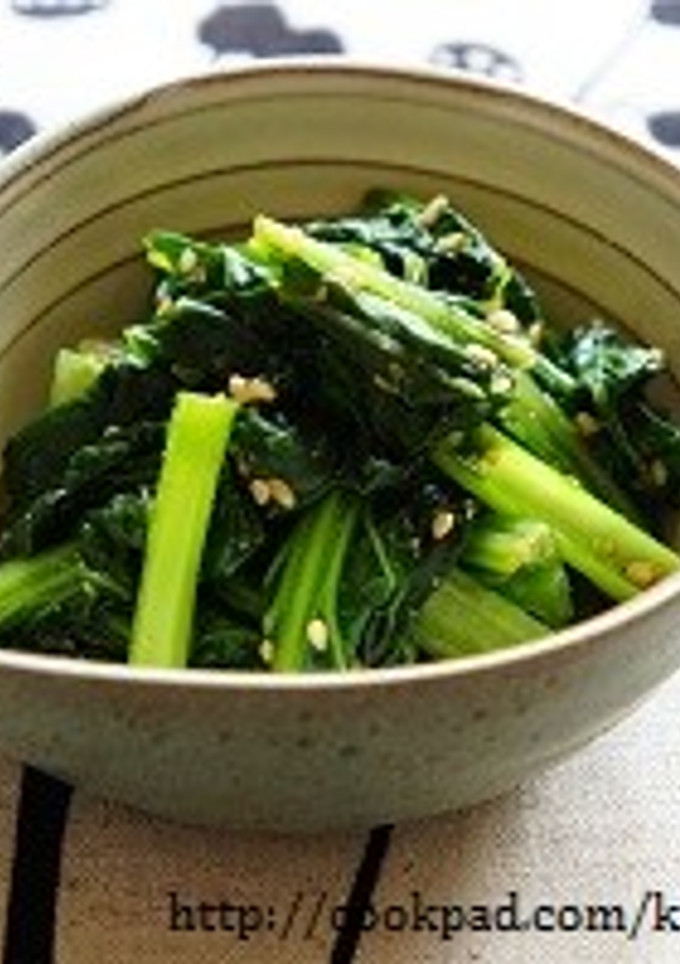 定番◎小松菜のごま和え-レシピのメイン写真
