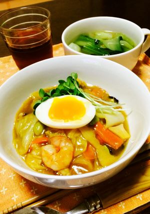 たまには…カレーでホットな中華丼！！-レシピのメイン写真