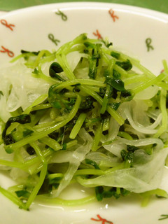 豆苗と新玉ねぎの甘酢和え♪-レシピのメイン写真