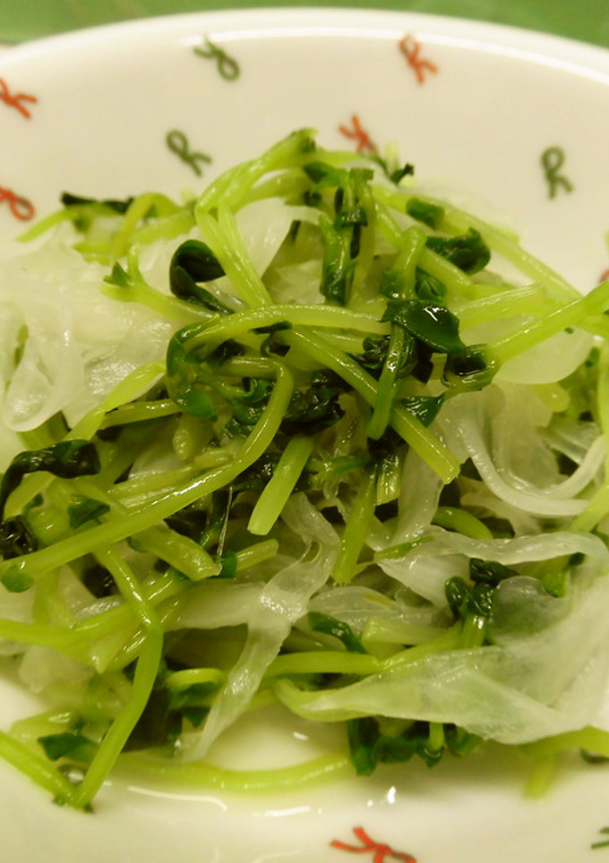 豆苗と新玉ねぎの甘酢和え♪-レシピのメイン写真