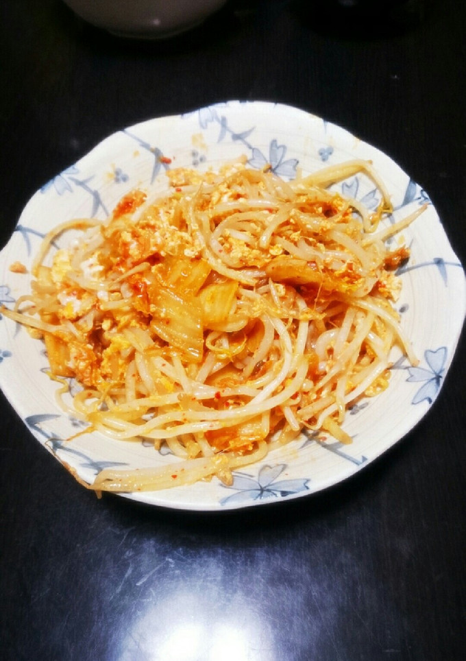 もやしとキムチの卵とじ-レシピのメイン写真