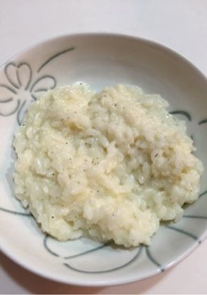 簡単！具なしチーズリゾット-レシピのメイン写真