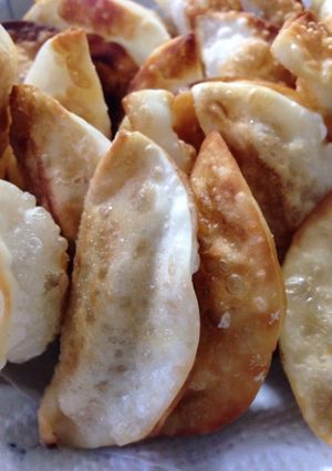 ツナと白菜の揚げ餃子-レシピのメイン写真