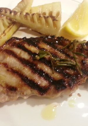 豚ロースとたけのこのグリル-レシピのメイン写真